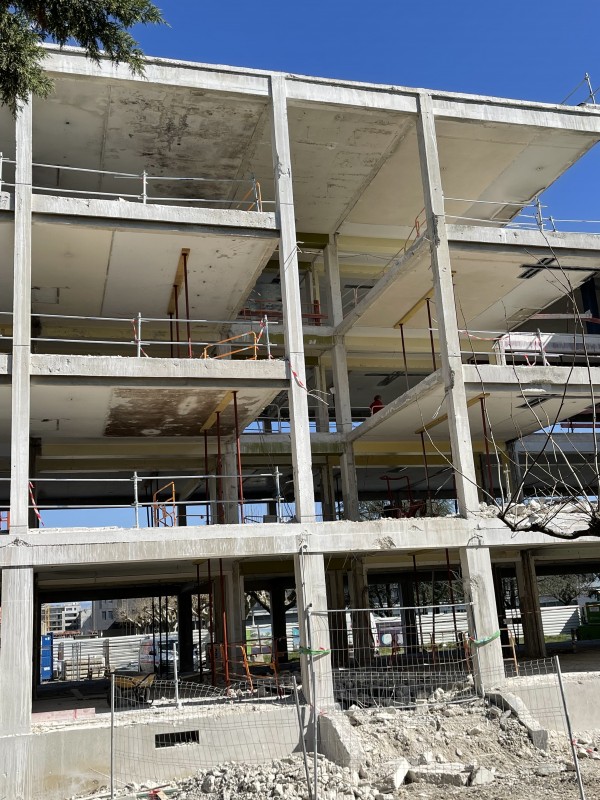 travaux de démolition de mur béton à Montélimar