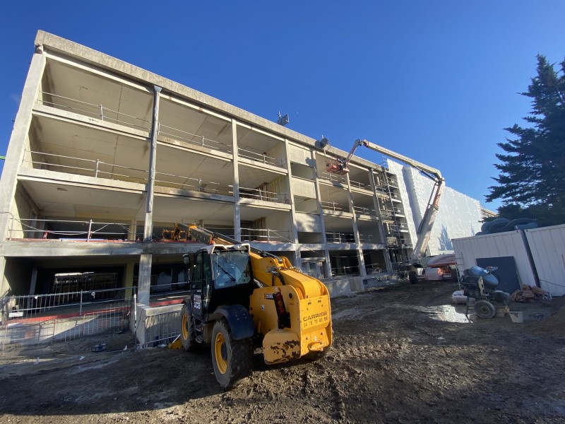 travaux de démolition de mur béton à Montélimar