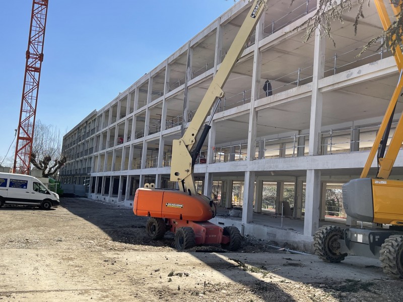 travaux de démolition de mur béton à Montélimar