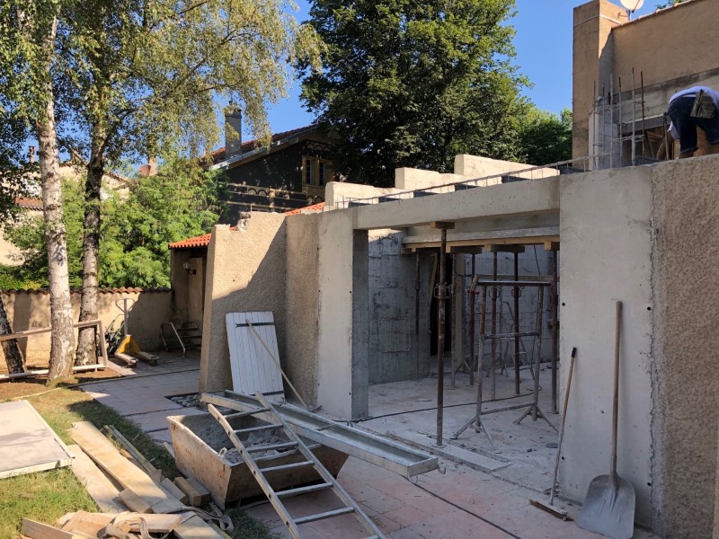 Sciage et carottage BÉTON pour création d’ouverture porte et fenêtre à LATTES dans l’Hérault.