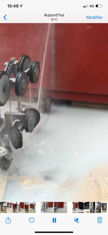 sciage au diamant à valence dans la drome