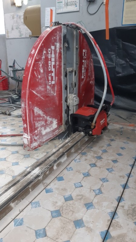 sciage et carottage béton à l'outil diamanté à AVIGNON dans le VAUCLUSE.