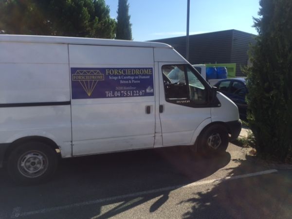 sciage au diamant à valence dans la drome