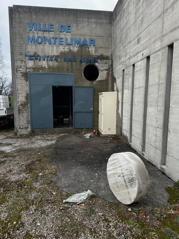 carottage béton de grosse épaisseur 