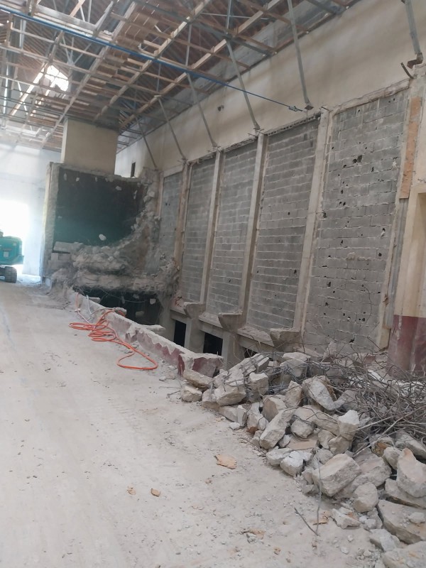 démolition de cuve béton 