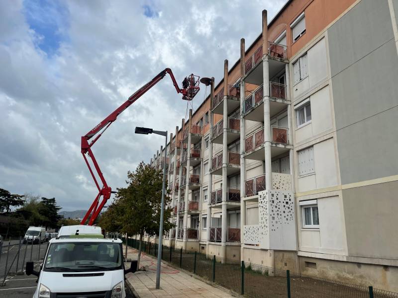sciage de poteaux béton à valence
