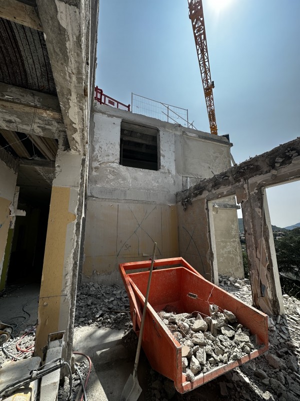 travaux de démolition de mur béton à Montélimar