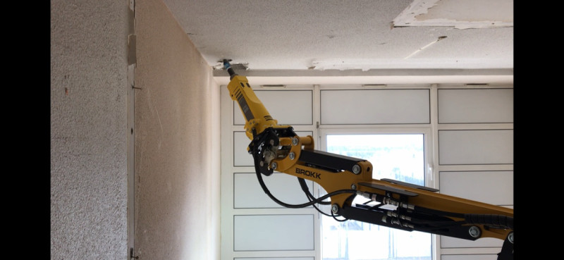 Travaux de Démolition pour chantier avec ROBOT DE DÉMOLITION BROKK® à LYON