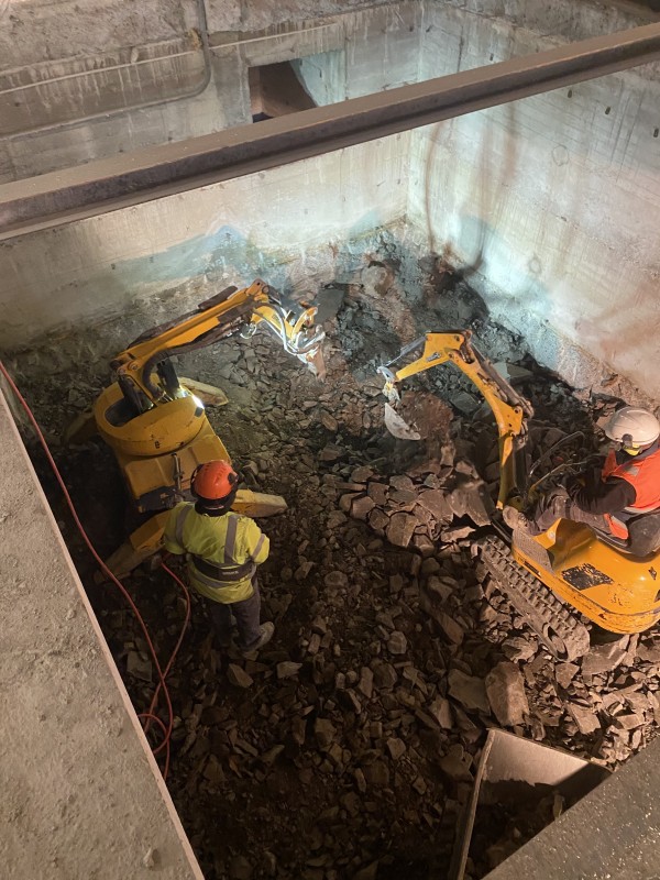 travaux de démolition de mur béton à Montélimar