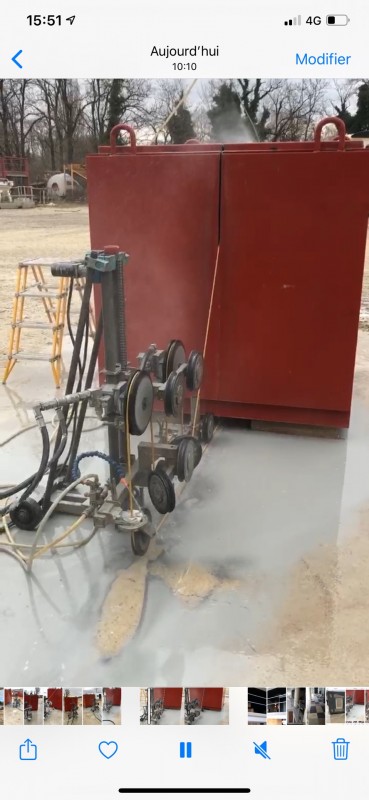 sciage au câble diamant en Savoie