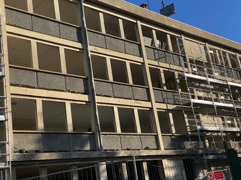 travaux de démolition de mur béton à Montélimar