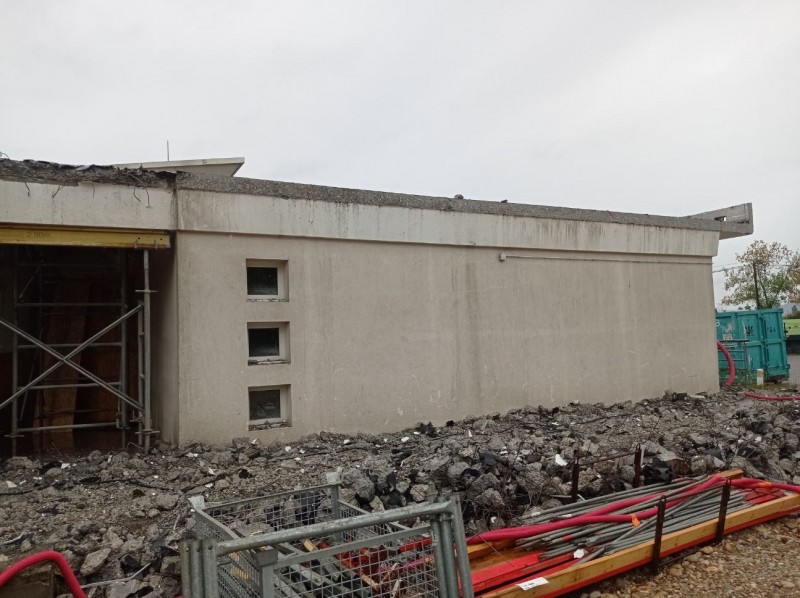 déconstruction d'immeuble à valence