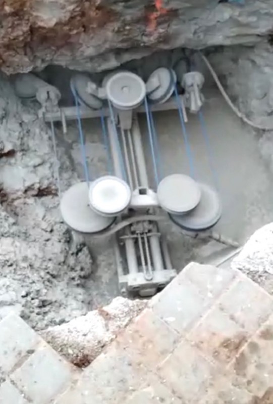 sciage de béton au câble diamant à Montpellier