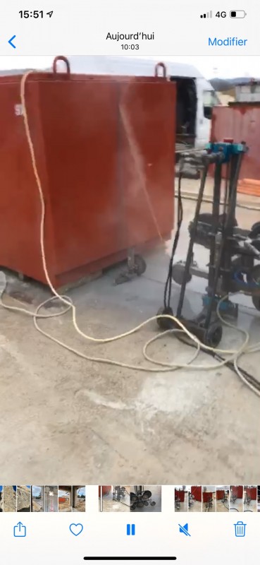 sciage au câble diamant à Roussillon